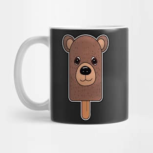 Animal Popsicle Brown Bear Ice Cream Summer Gift Mug